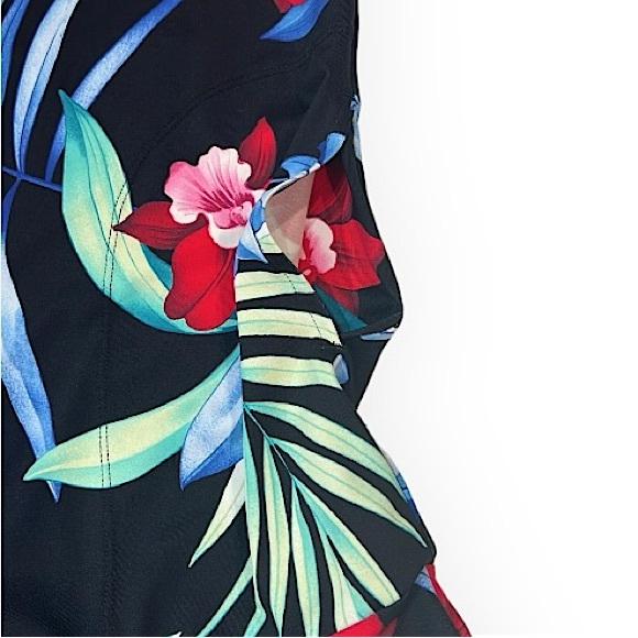 Tommy Bahama Midnight Orchid High-Neck Dress - Picture 7 of 16